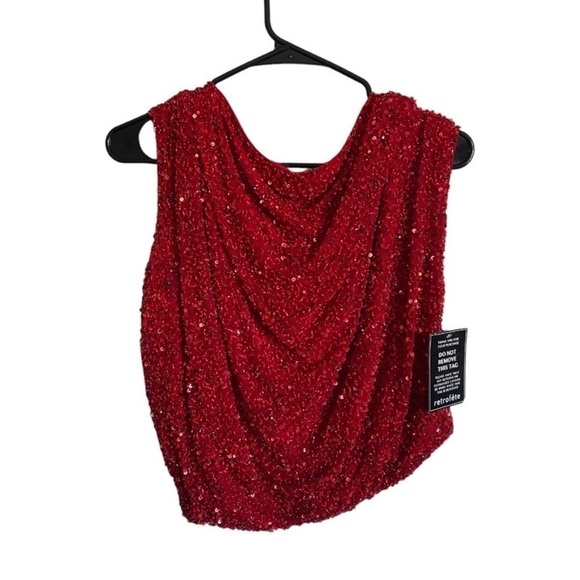 Retrofete Myles Sequin Top - Picture 2 of 9